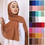 Pack de 6 Voiles Hijabb en Coton - Multicouleur